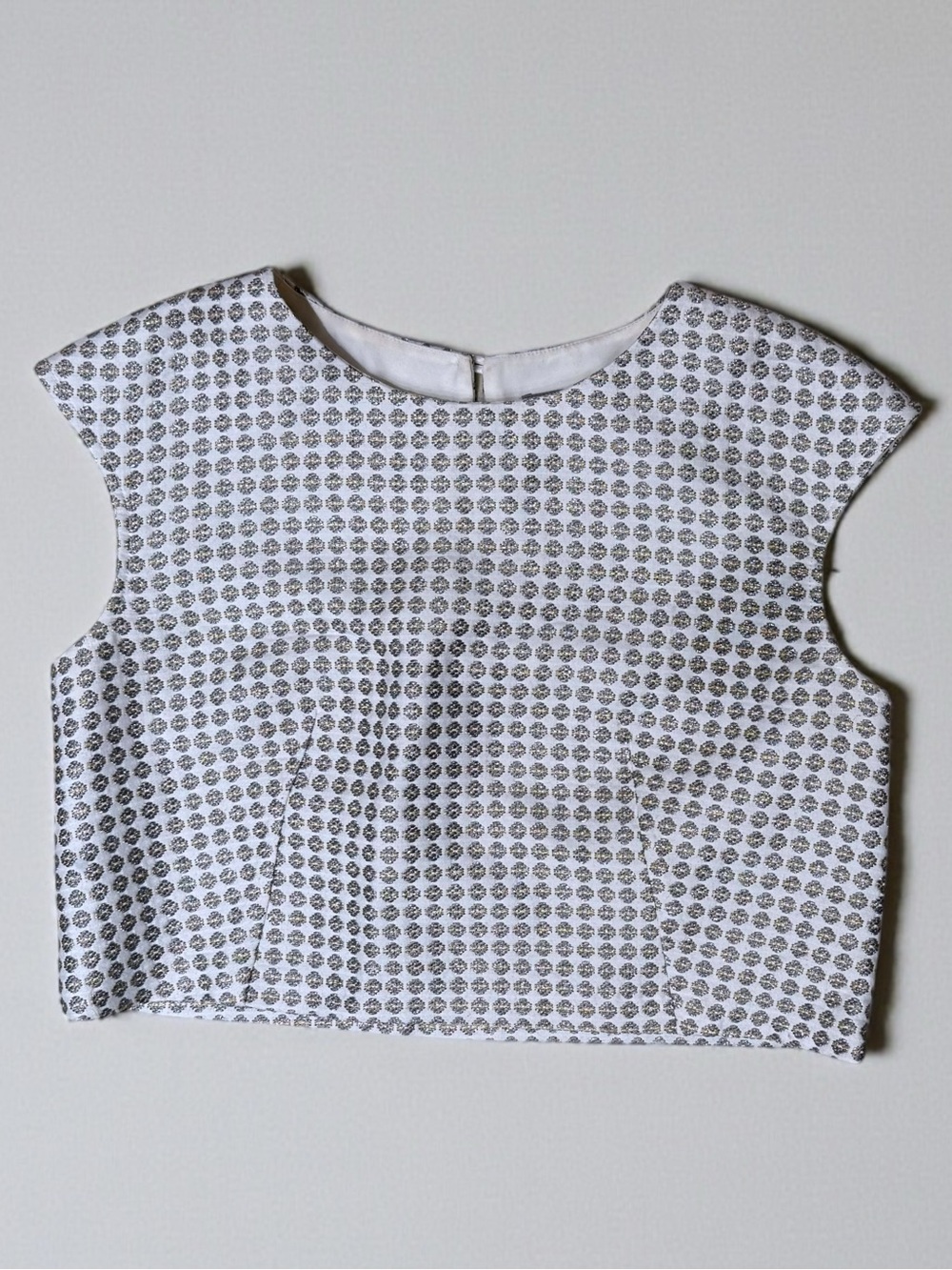TRISTAN Sleeveless Structured Sheath Top Size Large L Womens